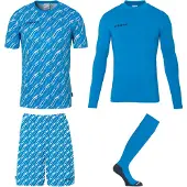 Uhlsport Progressive Torwart Trikot Set Herren - Cyan / Weiß