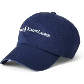 Ralph Lauren für Herren. 710958055005 Kappe aus marineblauem Baumwoll-Twill (OSFA), Lässig, Baumwolle