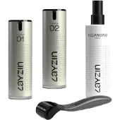 Layzin Anti-Aging Duo + Microneedling-Set 0,55 mm mit Reinigungsspray 260 ml Serum