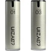 Layzin Vorteilset - Augen- & Tränensäcke-Serum + Feuchtigkeits-Serum 60 ml Serum
