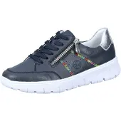 Rieker Sporthalbschuhe Formsohle modisch in blau, Gr. 43