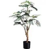 Pflanzen-Kölle Künstliches Fensterblatt 'Monstera deliciosa Variegata'