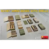 Mini art Soviet Ammo Boxes with Shells