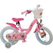 Disney Princess Kinderfahrrad - Mädchen - 14 Zoll - Rosa