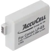 AccuCell Akku passend für Canon LP-E5, EOS 500D, EOS Rebel T1i