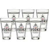 Ritzenhoff & Breker Longdrinkglas "Vodka Becher SPIRITS 330 ml 6er Set transparent"