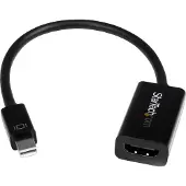 StarTech.com .com Mini DisplayPort auf HDMI 4k @ 30Hz Adapter für UltraBook- mDP 1.2 zu HDMI Konverter, 0,15 m, 3840 x 2160 Pixel, 720p, 1080p, 2160p, 30 Hz, Schwarz, Aktiver Videokonverter