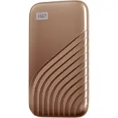 Western Digital My Passport SSD, 500 GB Solid State Drive, 1050MB/s, Gold