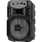 Krüger&Matz LED Bluetooth Lautsprecher USB AUX 10W