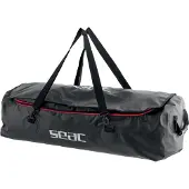Seac Sub U-boot 130l Ausrüstungstasche Schwarz Schwarz One Size