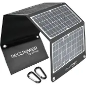 RealPower SP-30E, 30 W, 5 V, USB, Schwarz, Weiß, Kunststoff, USB Typ-A, USB Typ-C