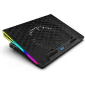 Inca Arrax Series Big Fan Rgb Frame Lcd Pan 7 Rgb Mode Laptop-kühlbasis