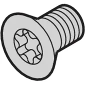 NVent Senkkopfschraube - SENKSCHRAUBE M5X12 TORX 4STK