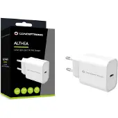 Conceptronic ALTHEA10W 1-Port 25W USB-C PD-PPS-Ladegerät, Drinnen, AC, 3,3 V, Weiß