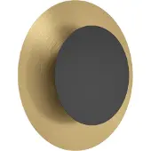 Eglo Wandlampe Tocina Ø 24cm – schwarz mit Gold