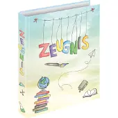 Rnk Zeugnisringbuch "Schooldoodle", 4 Ring-Mechanik, DIN A4, 250 x 315 mm