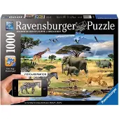 Ravensburger Augmented Reality Puzzle - Tiere Afrikas, 1000 Teile