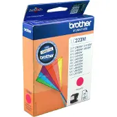 Brother Original LC-223 M Tintenpatrone magenta, 550 Seiten, 2,29 Cent pro Seite, Inhalt: 5 ml - ersetzt LC223M Druckerpatrone