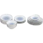 Hermia Concept , GBSRD24Y4R673, Essservices, Tafelservice (24 Teile), Blau, Porzellan, 25 x 25 x 3 cm