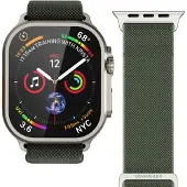 Vonmählen Classic Nylon Loop Armband für Apple Watch | 44/45/46/49 mm - Olive