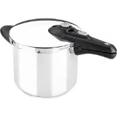 BRA A185103, 7 l, Keramik, Elektro, Gas, Induktion, Silber, 22 cm, Edelstahl, Bakelit