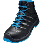 Uvex 2 trend, Männlich, Erwachsener, Sicherheitsschuhe, Schwarz, Blau, EN, ESD, S3, SRC, Schnürverschluss