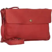 Harold's Leder Umhängetasche Submarine Handbag Red dunkelrot