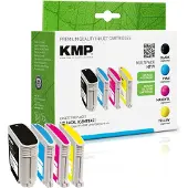 KMP H71V, Schwarz, Cyan, Magenta, Gelb, Tinte auf Pigmentbasis, Tinte auf Pigmentbasis, 4 Stück(e), Multipack