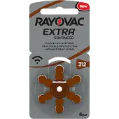 Rayovac V312 Hörgerätebatterie