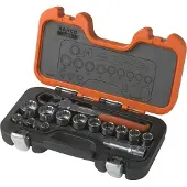 Bahco S140t 10-24 Mm Steckschlüssel-und Ratschensatz 14 Stücke