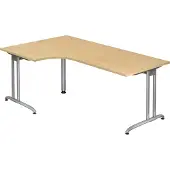 Hjh OFFICE PRO BELA 82 S - Ahorn 200 x 120