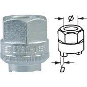 Hazet Zapfenschlüssel Federbein 2780-1 passend für MERCEDES-BENZ C-Klasse Limousine (W203) 14,1mm Chrom-Vanadium-Stahl