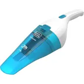 Black & Decker WDC115WA, Trocken&Nass, 540 l/min, Beutellos, Blau, Weiß, 0,385 l, Akku