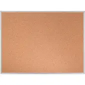 Franken Stellwandtafel ECO beidseitig, Kork/Kork, Aluminiumrahmen, 1200x600 mm