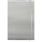 Gardinia Aluminium-Jalousie 25 mm silber 160 x 175 cm