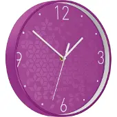 Leitz Nástenné hodiny WOW purpurová