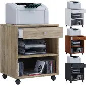 Hioshop Holz Büromöbel Rollcontainer Salda