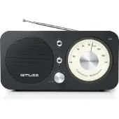 Muse M-095 BT, Tragbar, FM, 88 - 108 MHz, 5 W, Schwarz, Drehregler