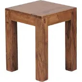 FineBuy Beistelltisch Braun