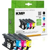 KMP 1524,4805, Schwarz, Cyan, Magenta, Gelb, 4 Stück(e), 600 Seiten, 600 Seiten, Multipack