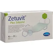 Zetuvit Plus Silicone steril 10x20 cm 10 St Pflaster