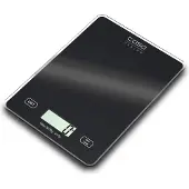 Caso Kitchen scale Slim Maximum weight (capacity) 5 kg, Graduation 1 g, Black
