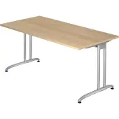 Hjh OFFICE PRO BELA 16 S - 160 x 80 Eiche