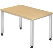 Hjh OFFICE PRO QUEO 12 S - Ahorn 120 x 80 höhenverstellbar