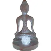 Globo Solarleuchte Garten Buddha Glas Solarlampe Außen Außenleuchte Solar 33569
