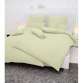 Janine Design Piano Bettwäsche-Garnitur Farbe lind Größe 135x200 + 80x80 cm