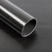 Floordirekt PVC-Bodenbelag Dots Schwarz 120x250 cm