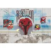 Komar Fototapete "STAR WARS Rebels Wall - Größe 368 x 254 cm" bedruckt glatt Kinderzimmer