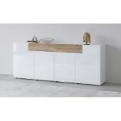 Inosign SIDEBOARD Jules Weiß und Holz