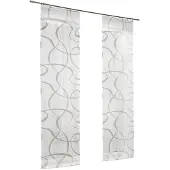 HEINE Schiebevorhang in weiß-taupe | Gr.: 145-x-60-cm